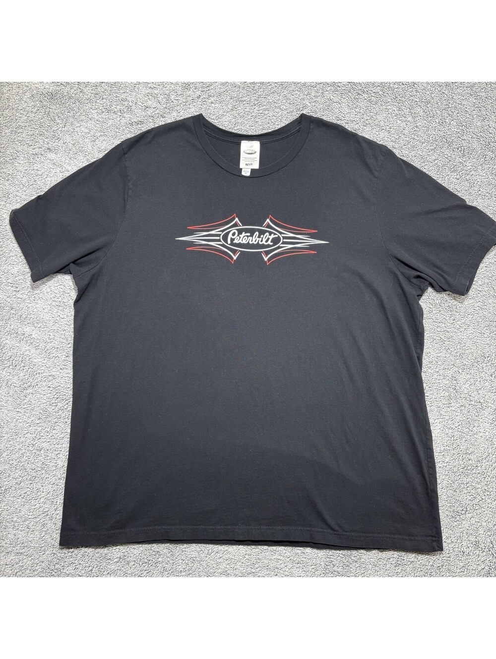 Peterbilt Men’s 3XL Black Cotton T-Shirt